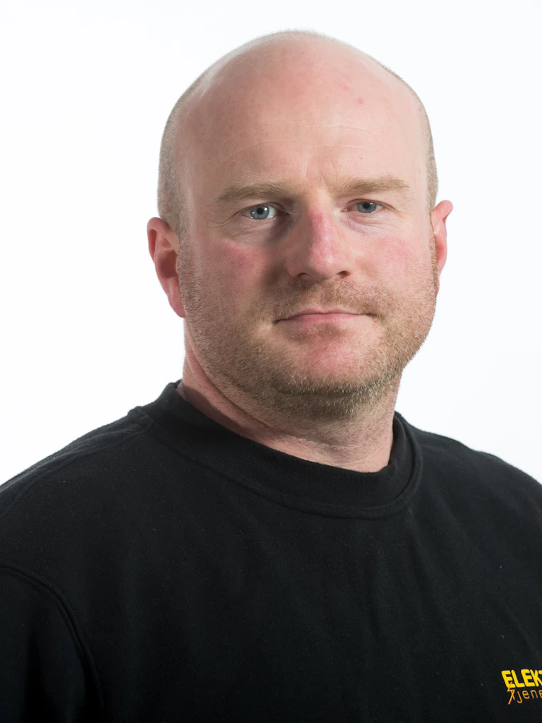 Bilde av elektriker Geir Halden