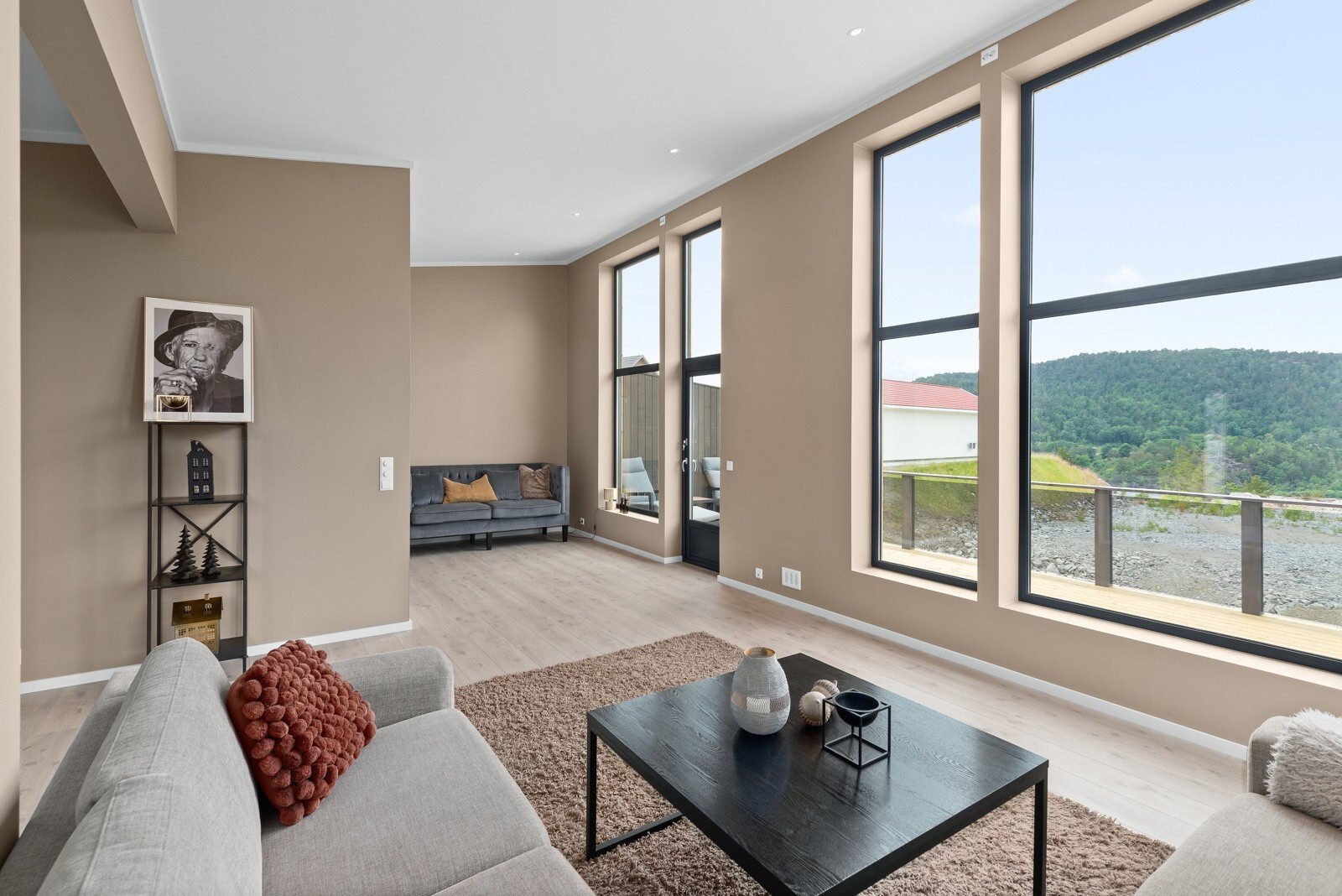 Innvendig av en av våre nye eneboliger. Byggmesterne Nesodden. Foto.