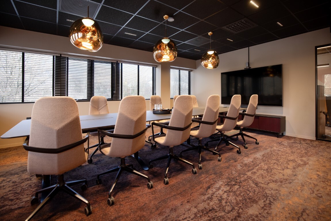 Stort møterom hos Kinnarps