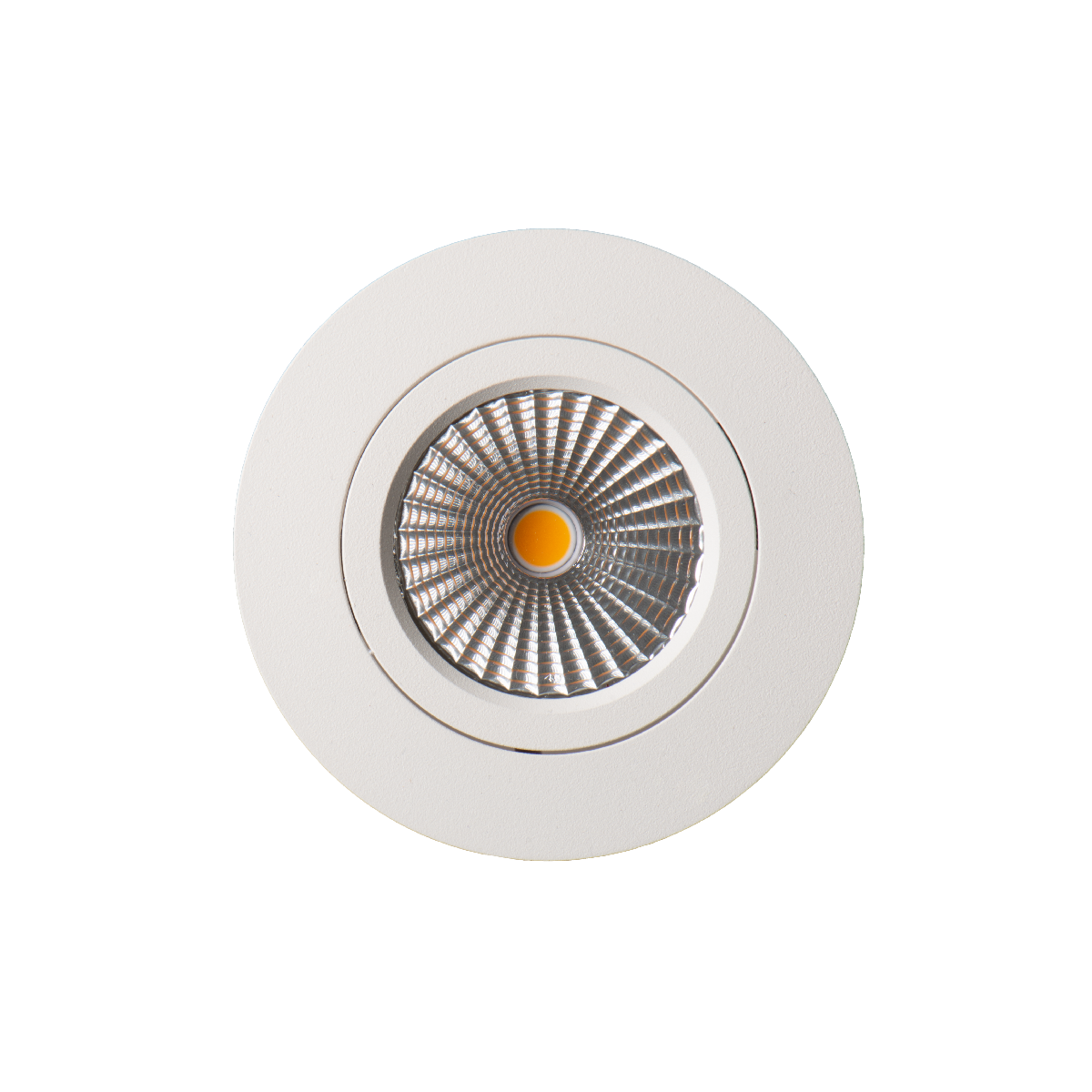 Betek Korona downlight, i hvit. Foto.