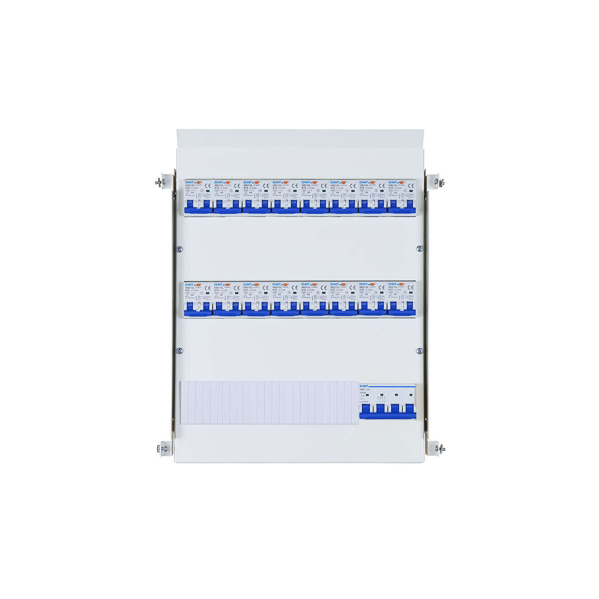 Rehabiliert sikringsskap med 2 rader. Foto