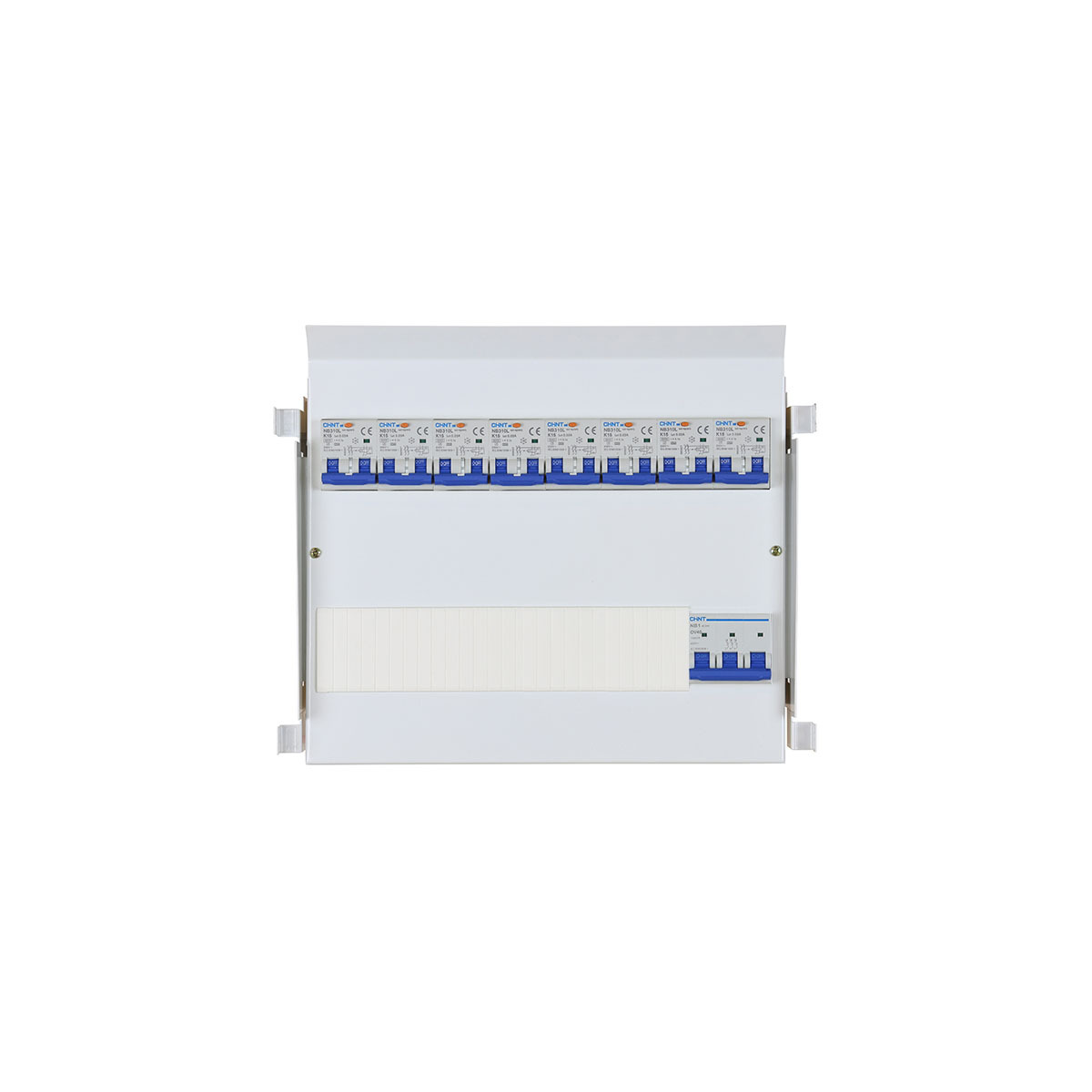 Rehabiliert sikringsskap med 1 rad. Foto.