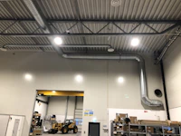 Cermaq verksted og lager med nye LED-lys
