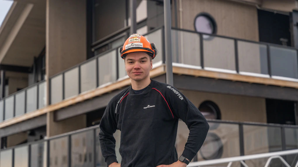 Marius Hagen, elektriker hos Gagama Elektro