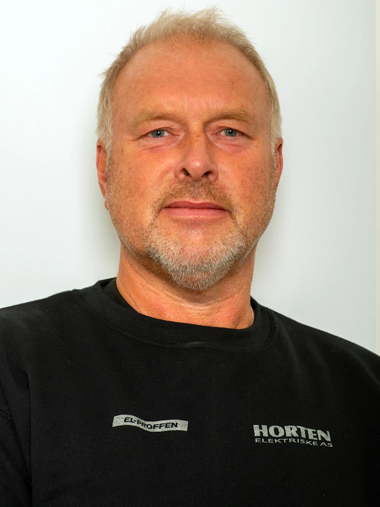 Bjørn Haug er hjelpemontør hos Horten Elektriske AS