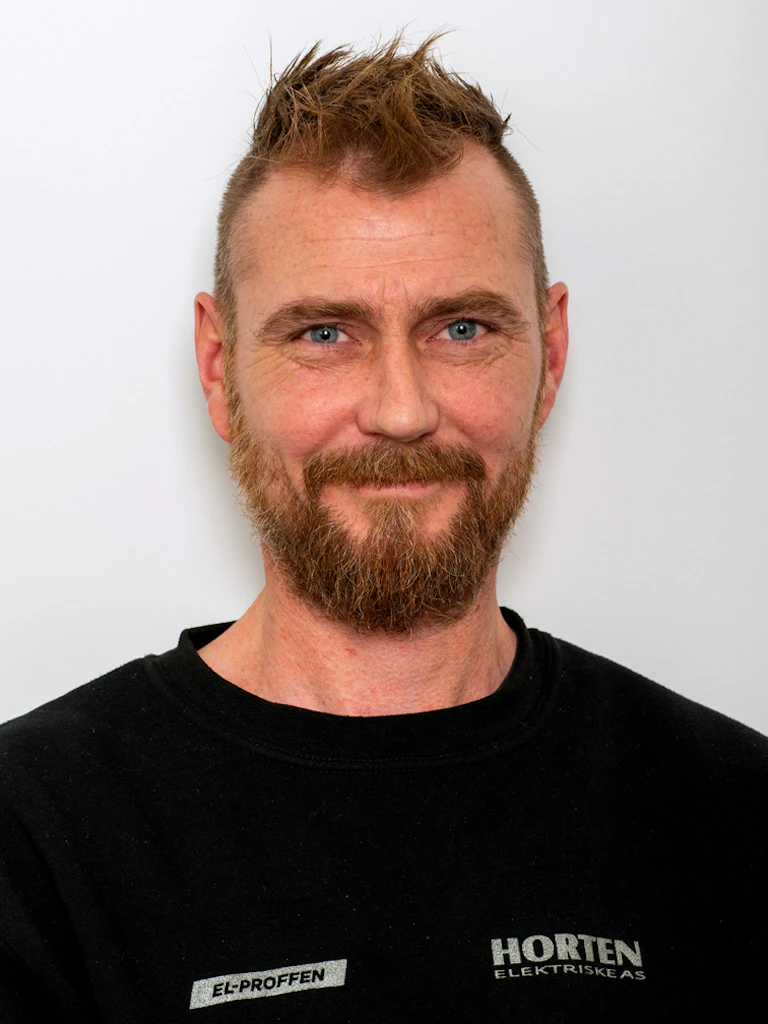 Svein Tore Moheim er elektriker hos Horten Elektriske AS