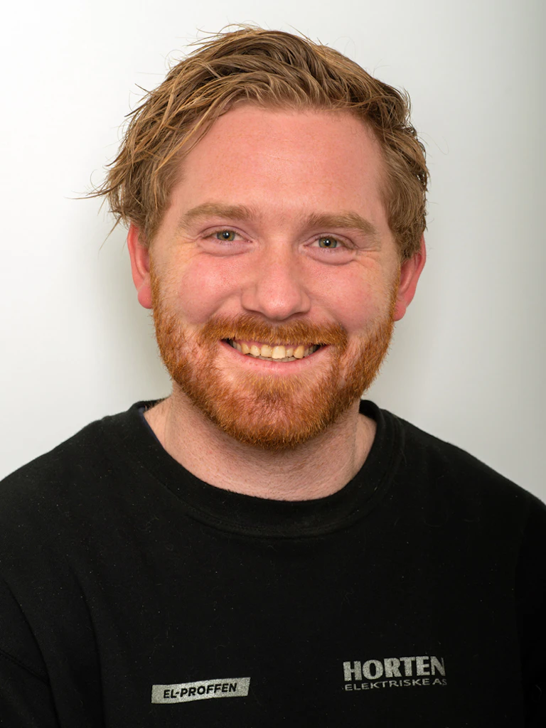 Kjetil Kleven er elektriker hos Horten Elektriske AS