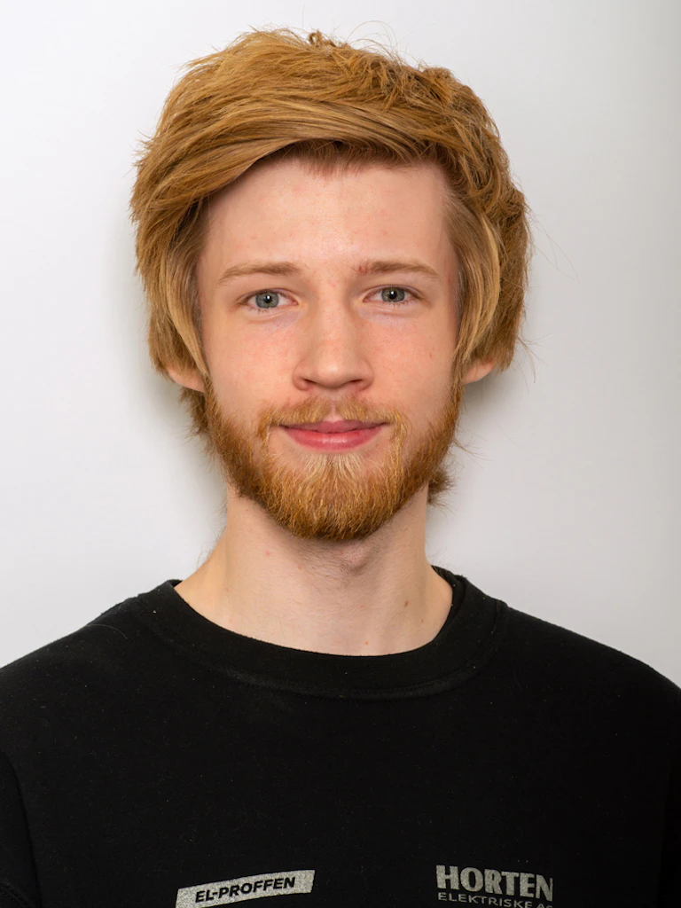 Espen Sandvik er elektriker hos Horten Elektriske AS