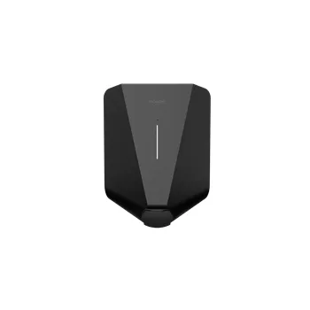 Elbilladerer Easee Charge Up i fargen svart. Foto.