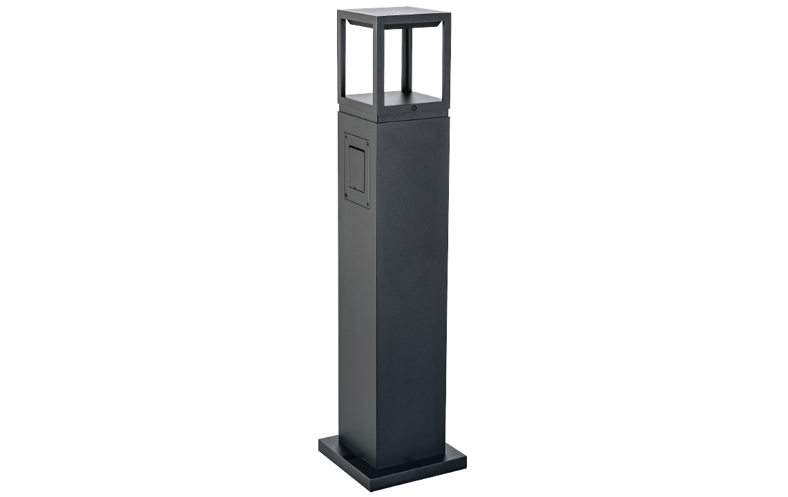Produktbilde av pullerten Fagernes Bollard med stikkontakt.