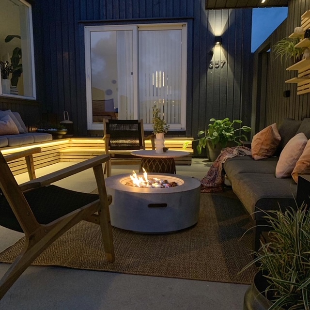 Hagebelysning, vegglampe, ledlys