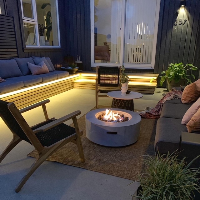 Hagebelysning, vegglampe, ledlys