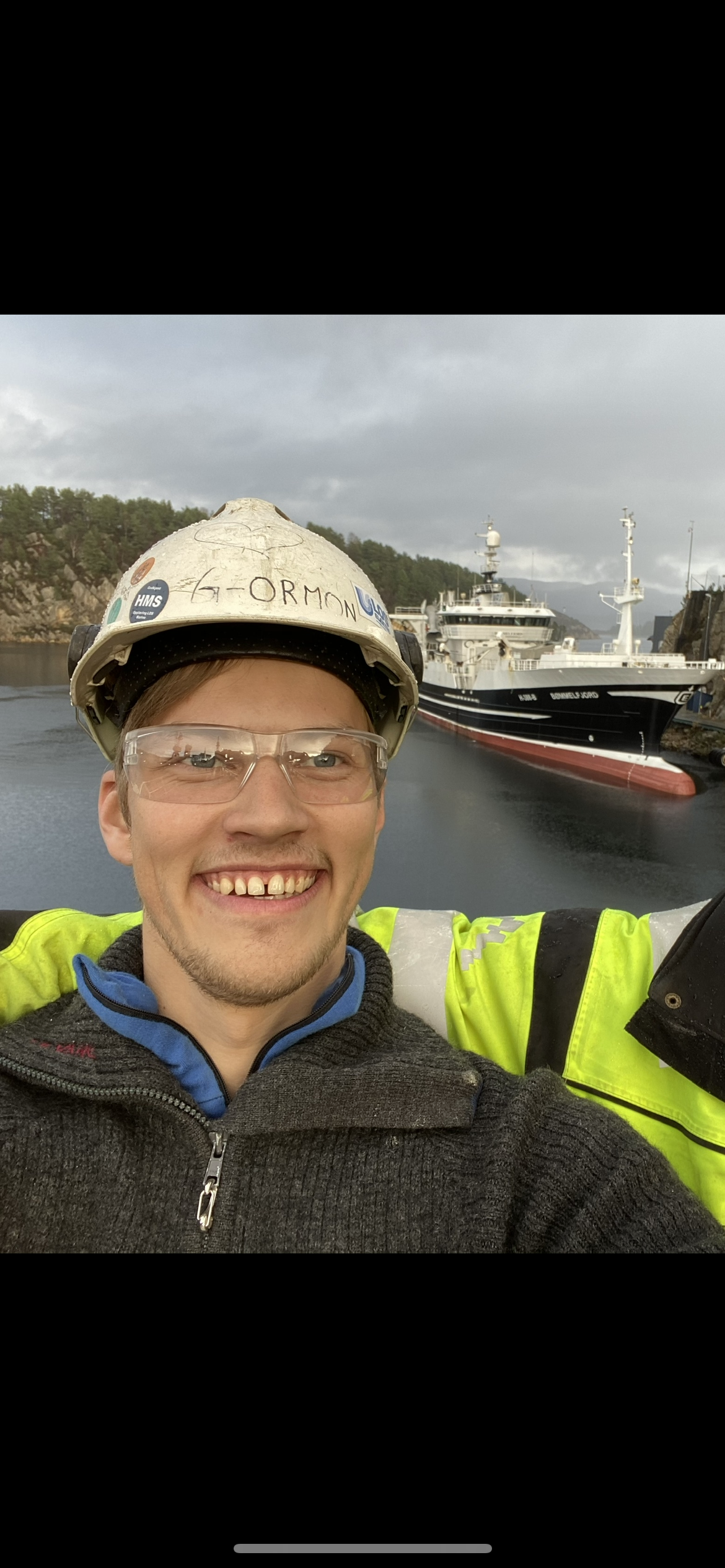 Gorm jobber i LOS elektro som automatiker. Foto.