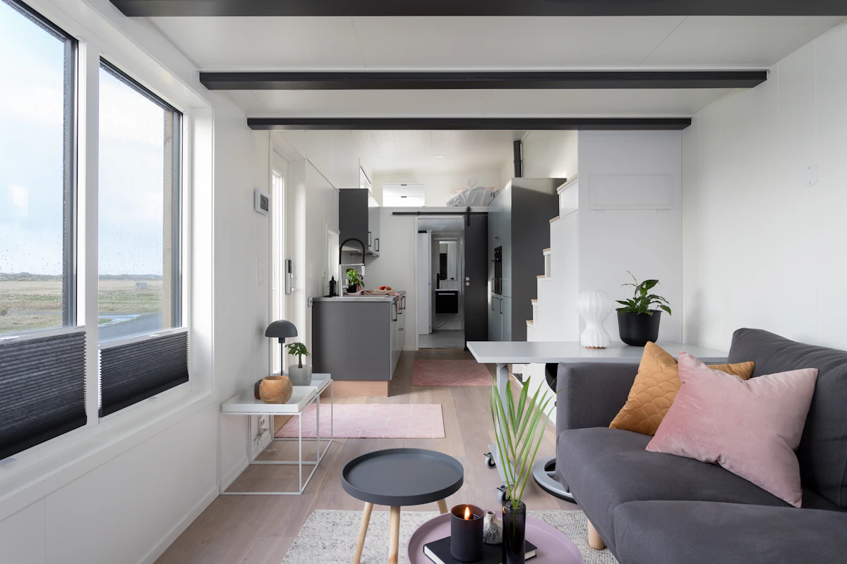 L113 literede minihus stue belysning