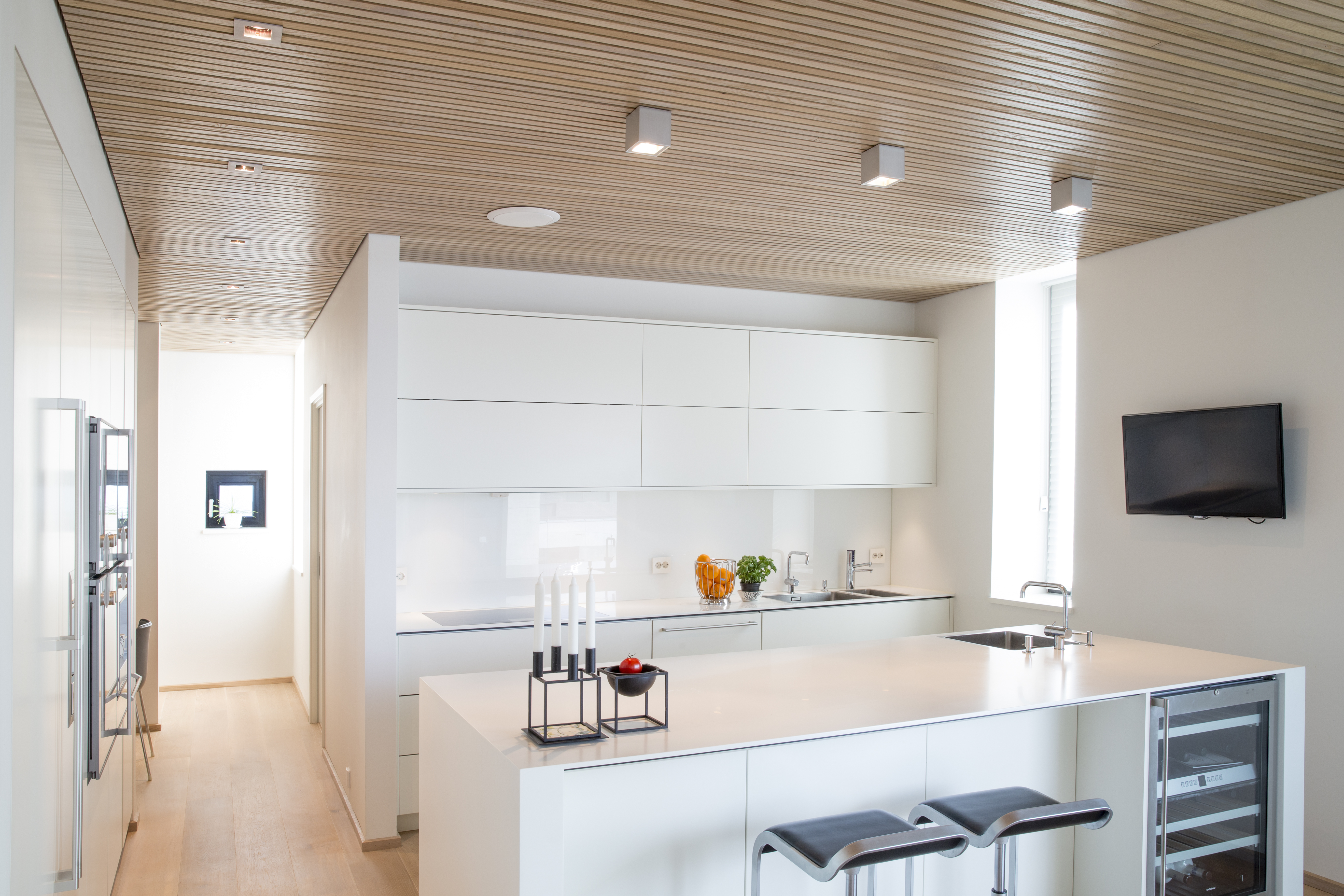 Lavblokk Hetlandsgata, Bryne, belysning kjøkken