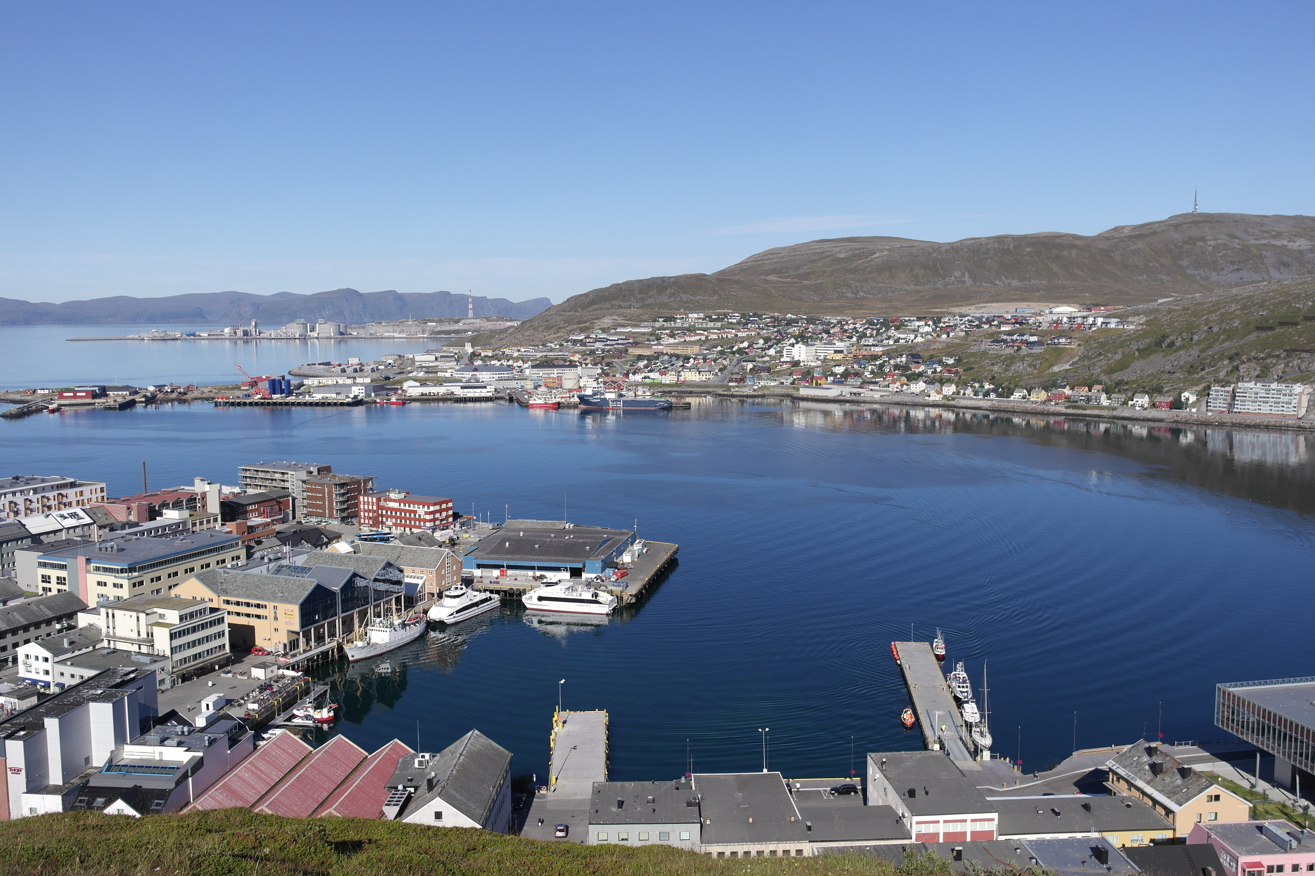 Hammerfest sett fra Salenfjellet
