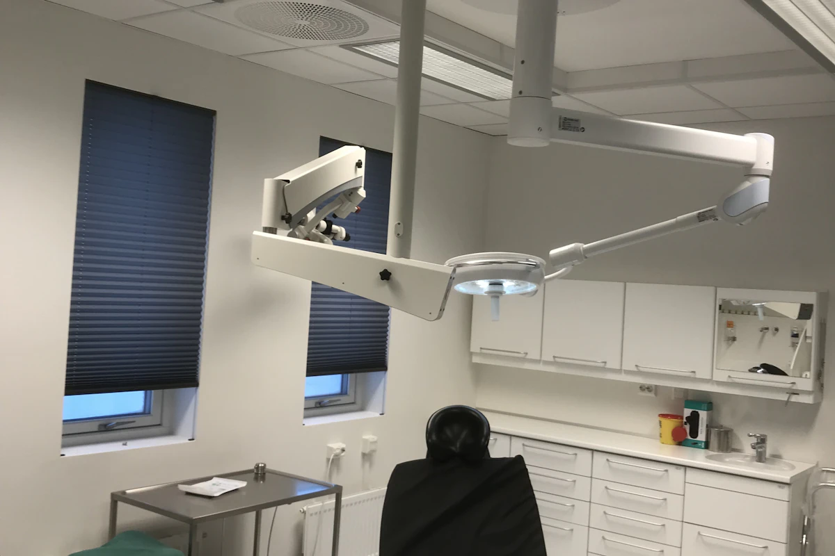 Tannlegekontro på Hammerfest Tannklinikk installert av Gagama Elektro