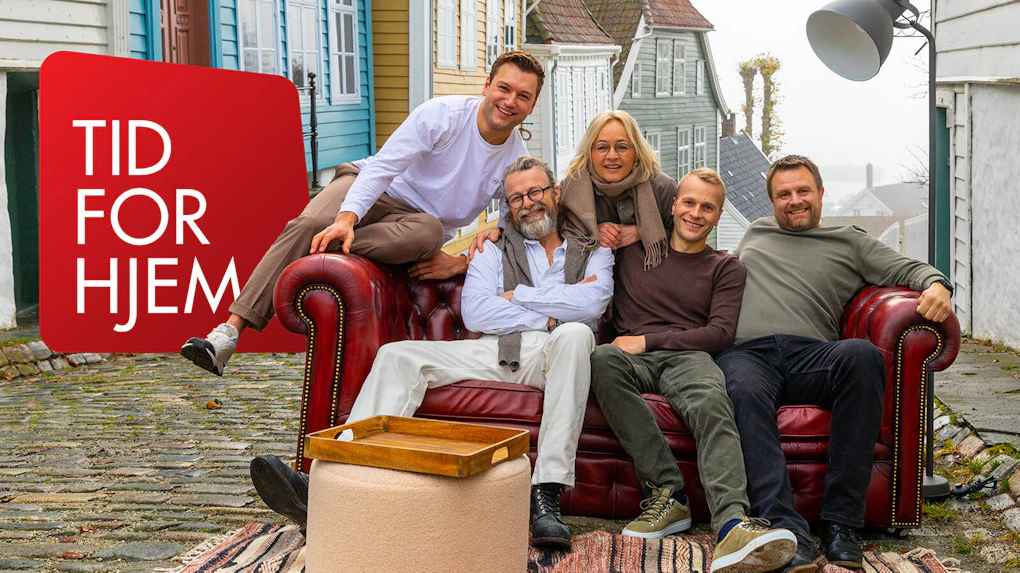 Programleder og håndverkere i Tid for hjem. Foto.