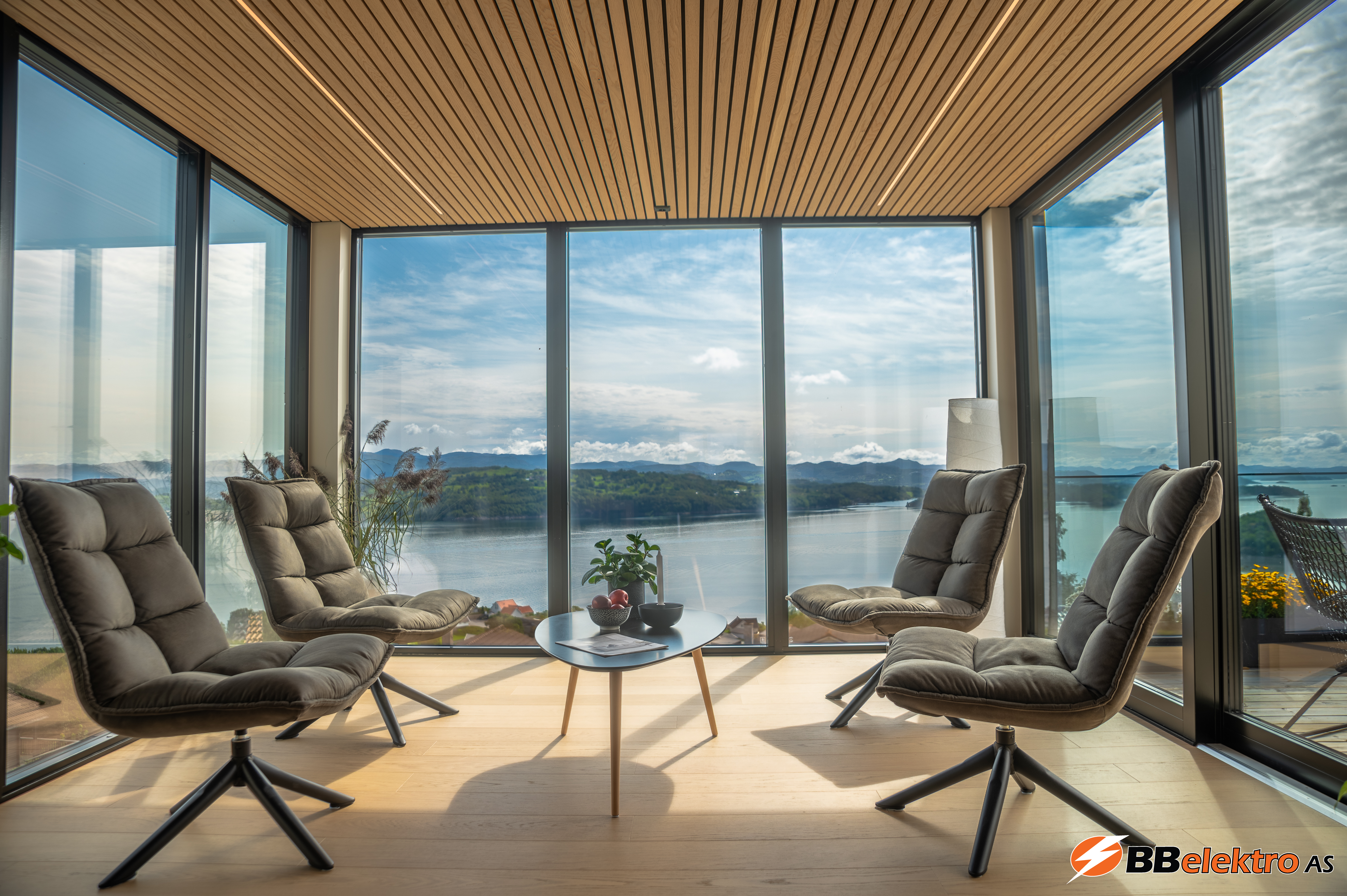 Utsiktsbilde fra nytt hus